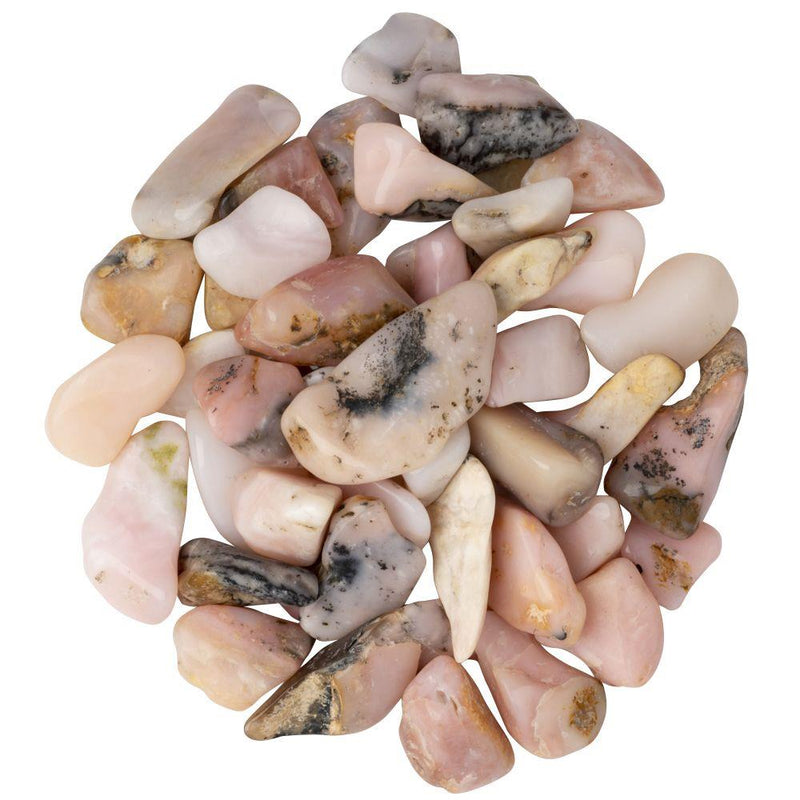 Pink Opal Tumbled Semi-Precious Collectible Gemstone