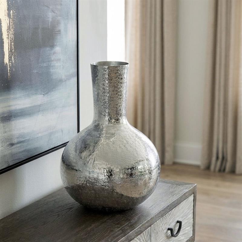 Kensington Townhouse Silver Bottle Vase | Safia