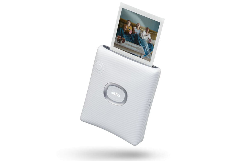 Fujifilm Instax PAL Digital Camera with Square Link Printer Bundle - White