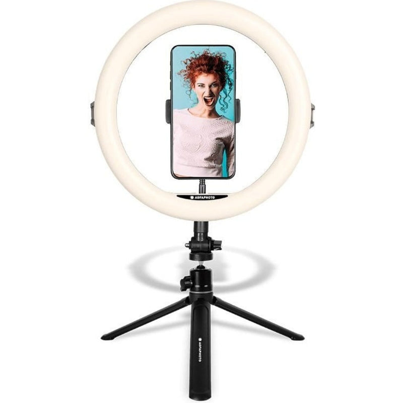 Agfaphoto 11" Bluetooth LED Desktop Ring Light for Smartphones