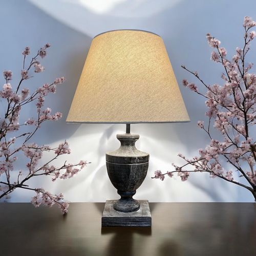 37CM TRADITIONAL LAMP AND SHADE - InStock