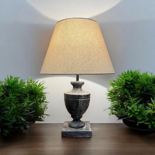 37CM TRADITIONAL LAMP AND SHADE - InStock