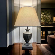 37CM TRADITIONAL LAMP AND SHADE - InStock