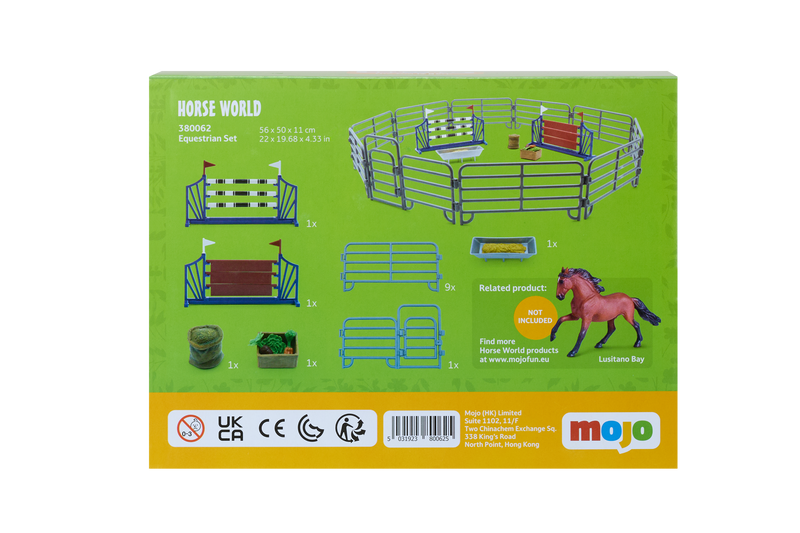 Equestrian Ring Playset Horse Riding Toy Set