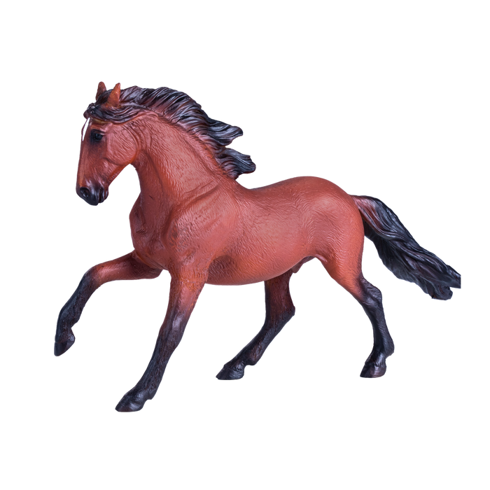 Lusitano Bay Horse Toy Realistic Equestrian Model