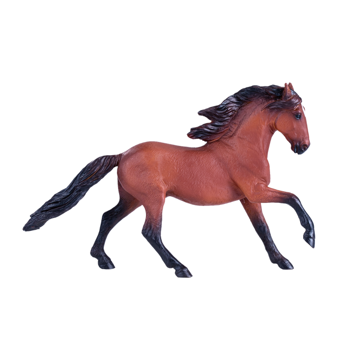Lusitano Bay Horse Toy Realistic Equestrian Model