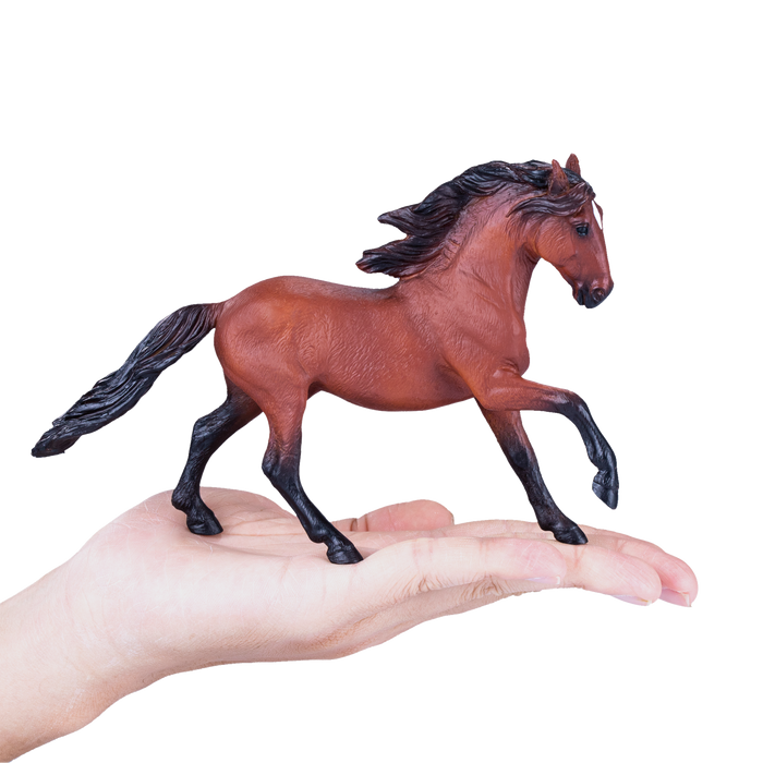 Lusitano Bay Horse Toy Realistic Equestrian Model