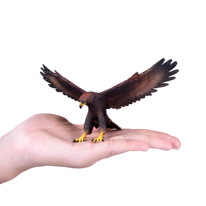 Golden Eagle Toy Realistic Bird of Prey Figurine
