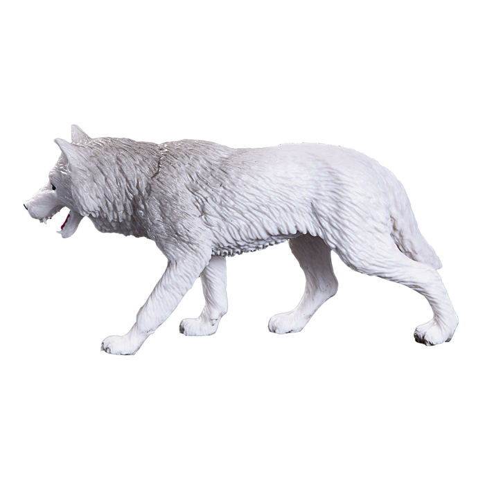 Arctic Wolf Toy Realistic Wildlife Animal Figure