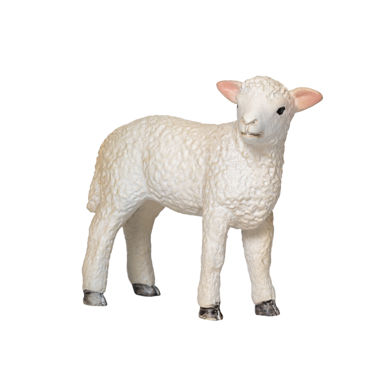 Romney Sheep Lamb Standing Farm Animal Figurine