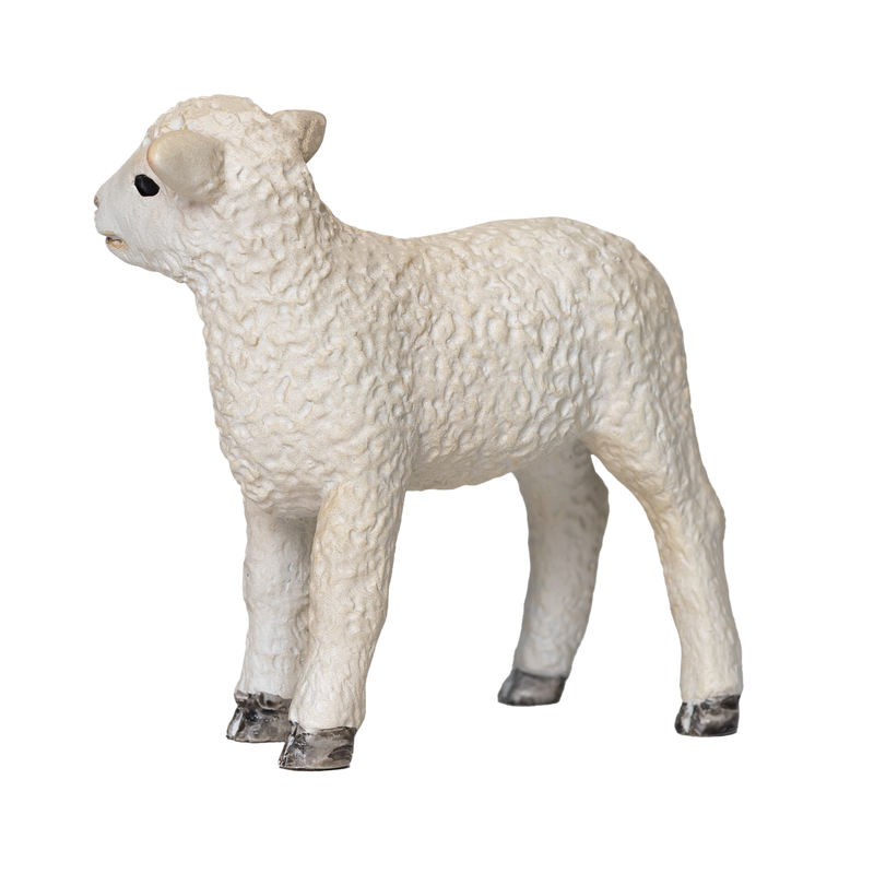 Romney Sheep Lamb Standing Farm Animal Figurine