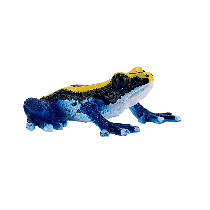Poison Dart Frog Blue Toy Realistic Rainforest Amphibian