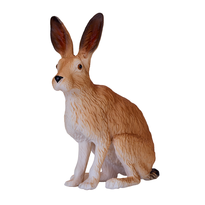 Hare Toy Figure Realistic Woodland Animal Model