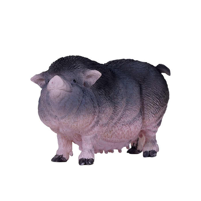 Pot-Bellied Pig Toy Realistic Farm Animal Figurine