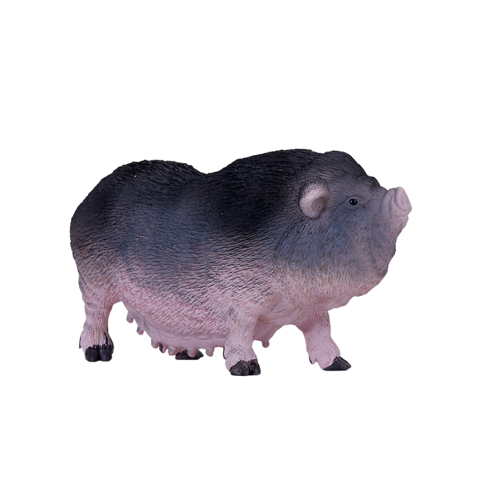 Pot-Bellied Pig Toy Realistic Farm Animal Figurine