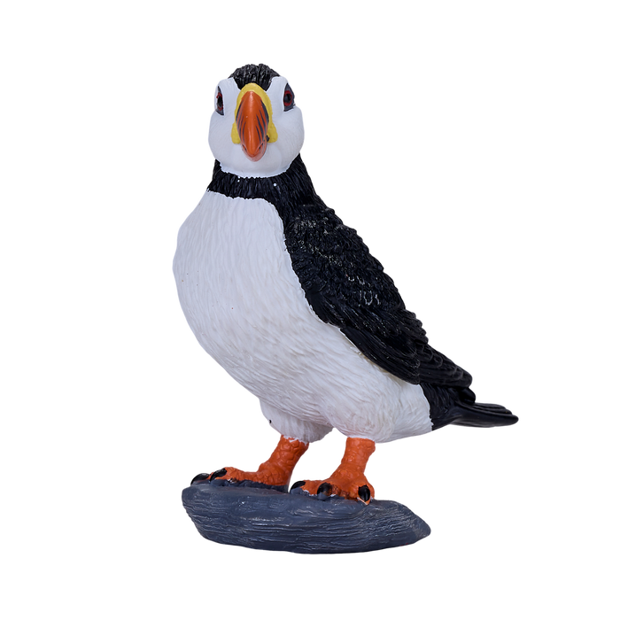 Atlantic Puffin Bird Figurine Realistic Wildlife Model
