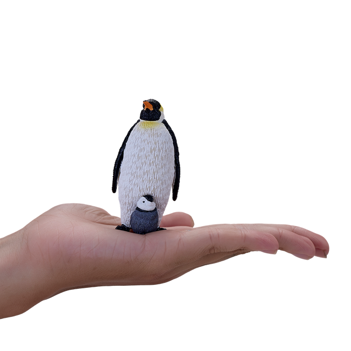 Emperor Penguin with Chick Toy Arctic Wildlife Figure