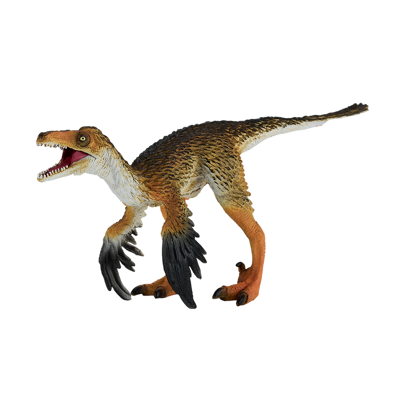 Troodon with Articulated Jaw Realistic Dinosaur Figure