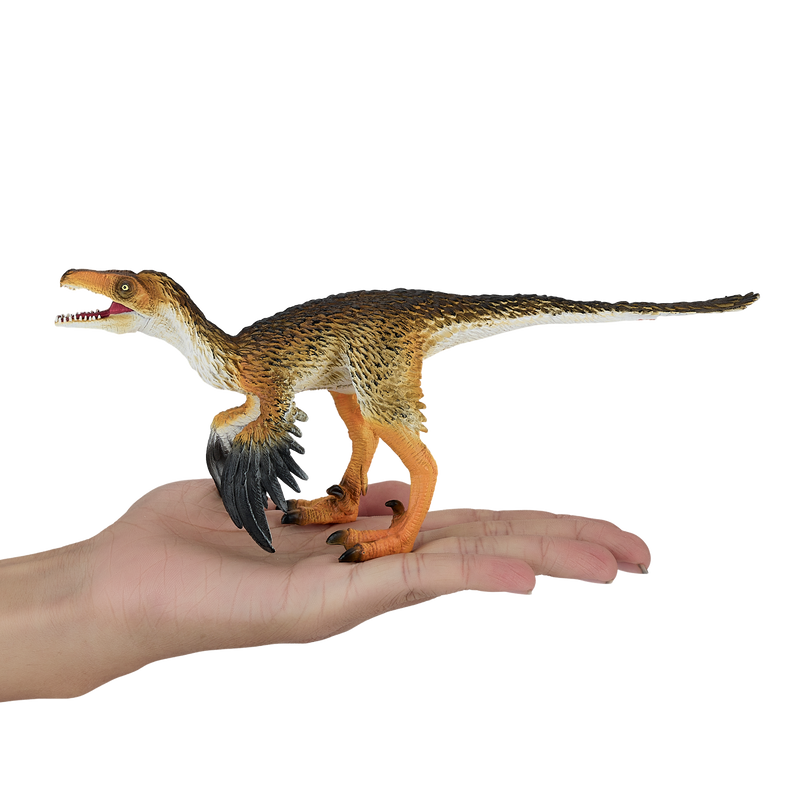 Troodon with Articulated Jaw Realistic Dinosaur Figure