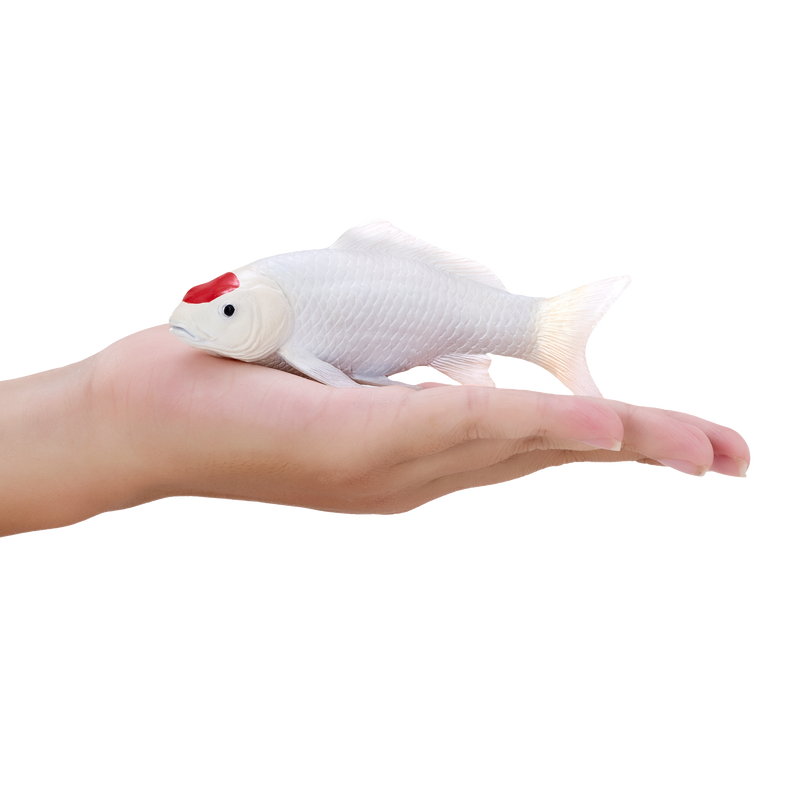 Koi Carp Tancho Toy Realistic Fish Figurine