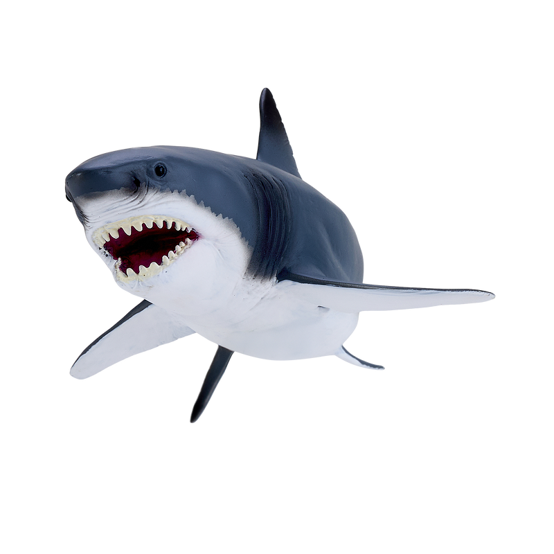 Great White Shark Toy Realistic Ocean Predator Model