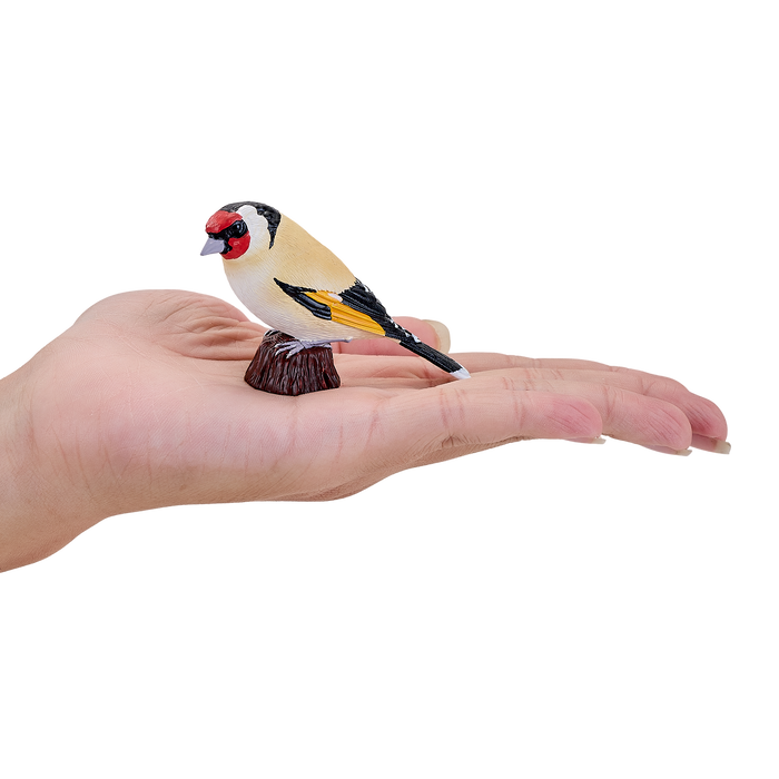 European Goldfinch Bird Toy Realistic Wildlife Figure