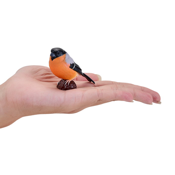Bullfinch Bird Toy Realistic Wildlife Figurine