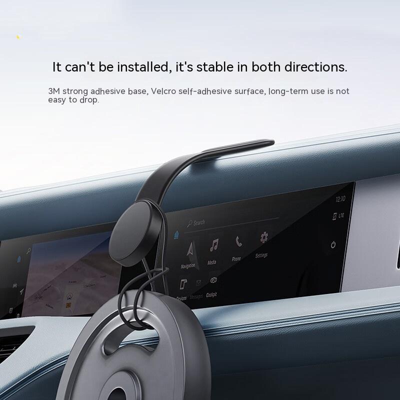 15W Magnetic Wireless Car Charger - Bendable Phone Holder Mount
