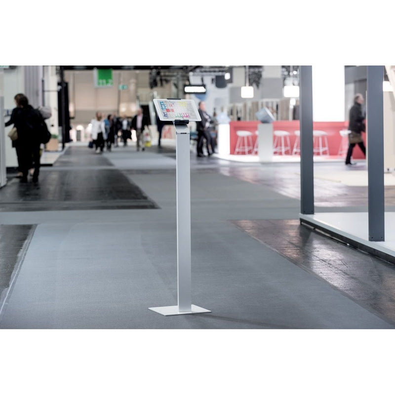 Durable Aluminium Tablet Holder iPad Floor Exhibition Stand | Rotates & Locks