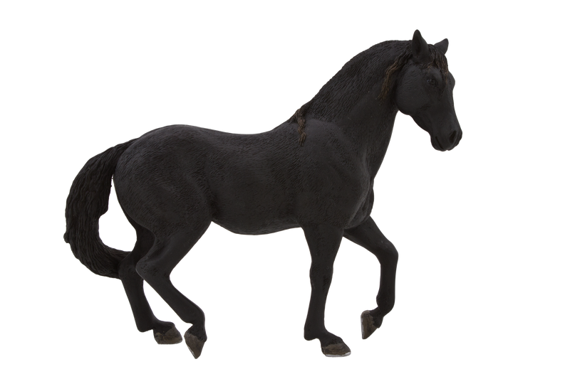 Andalusian Black Horse Toy Realistic Equestrian Model