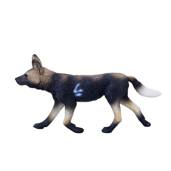 African Painted Dog Toy Realistic Wildlife Animal Model