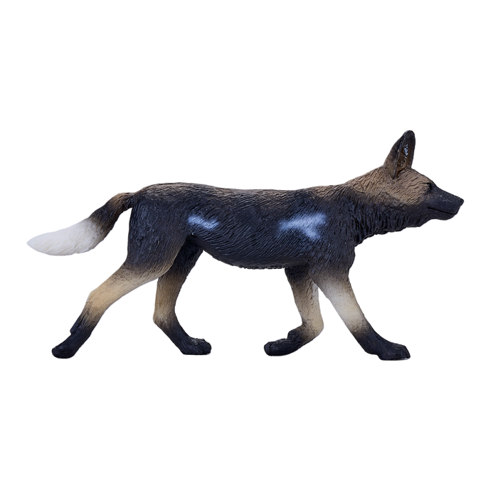 African Painted Dog Toy Realistic Wildlife Animal Model