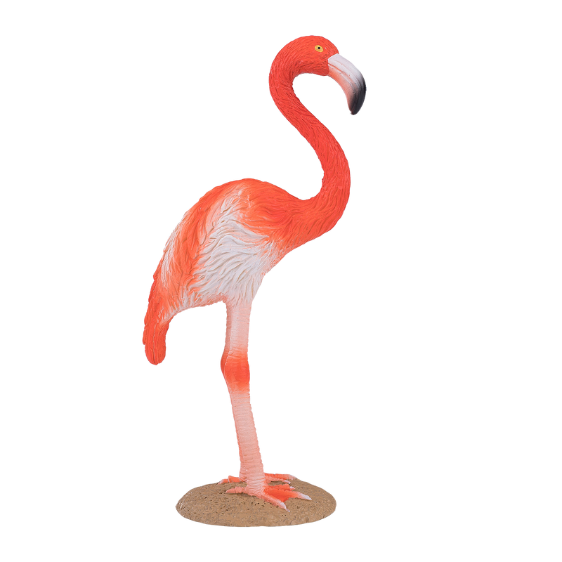 American Flamingo Toy Realistic Exotic Bird Figurine