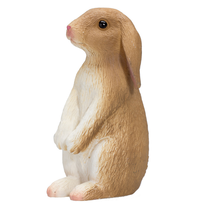 Rabbit Sitting Toy Realistic Small Animal Figurine