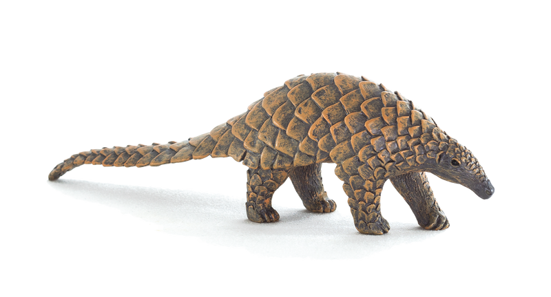 Indian Pangolin Toy Realistic Wildlife Figure