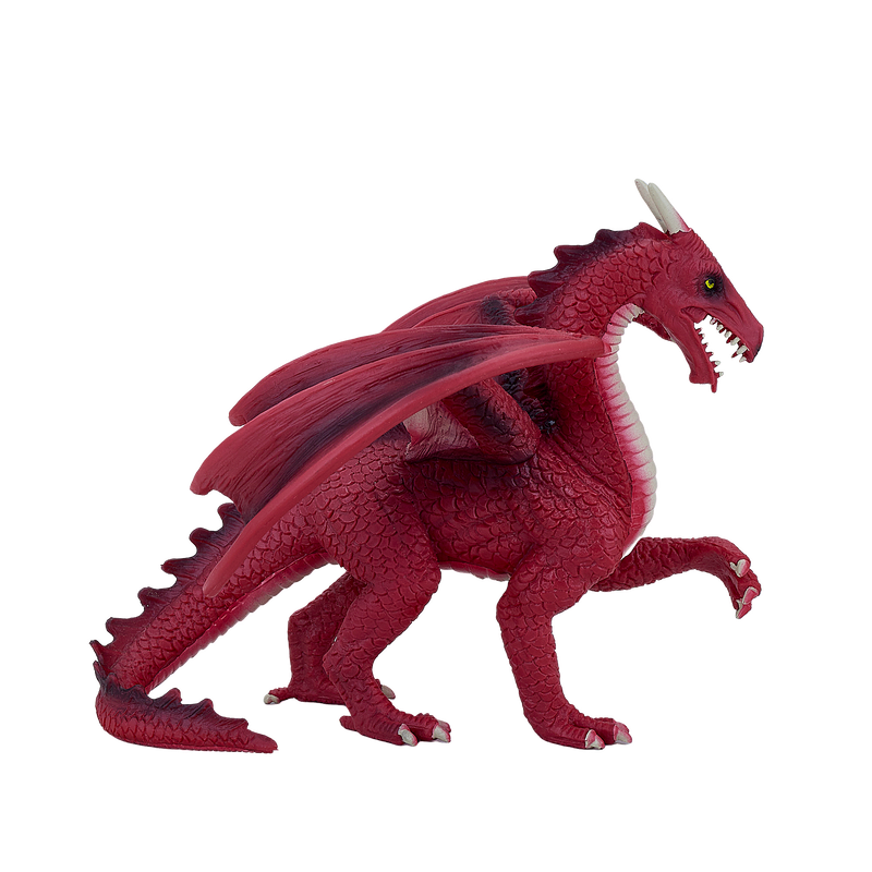Red Dragon Toy Fantasy Mythical Creature Figure