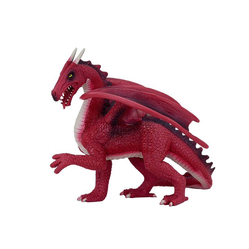 Red Dragon Toy Fantasy Mythical Creature Figure