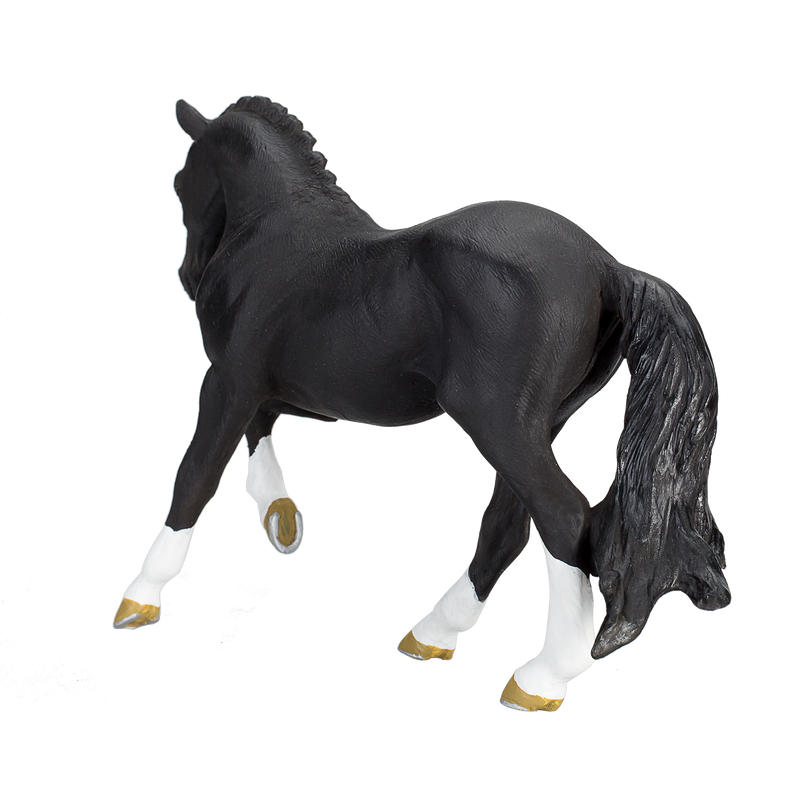 Hanoverian Black Horse Toy Realistic Equestrian Model