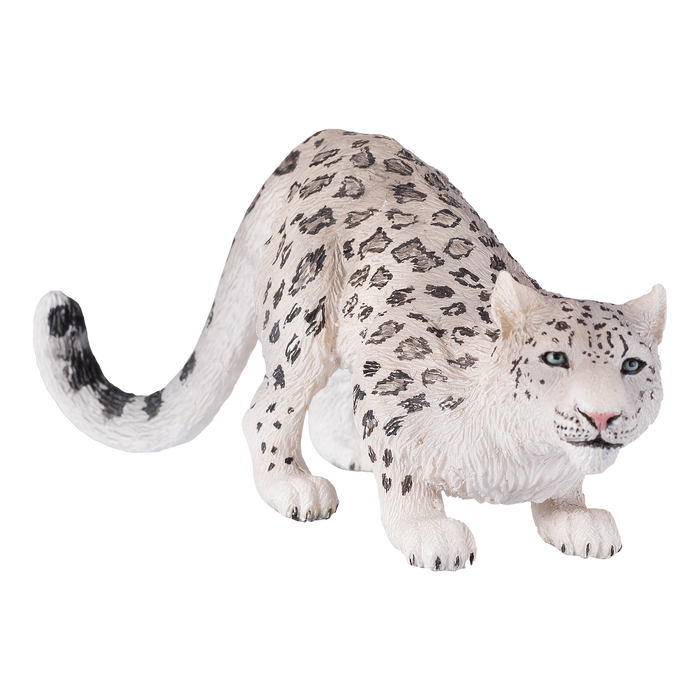 Snow Leopard Toy Realistic Big Cat Figurine