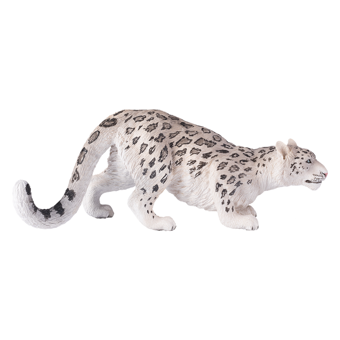 Snow Leopard Toy Realistic Big Cat Figurine