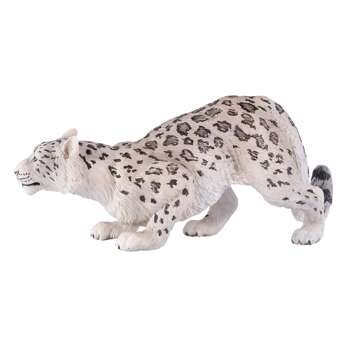Snow Leopard Toy Realistic Big Cat Figurine