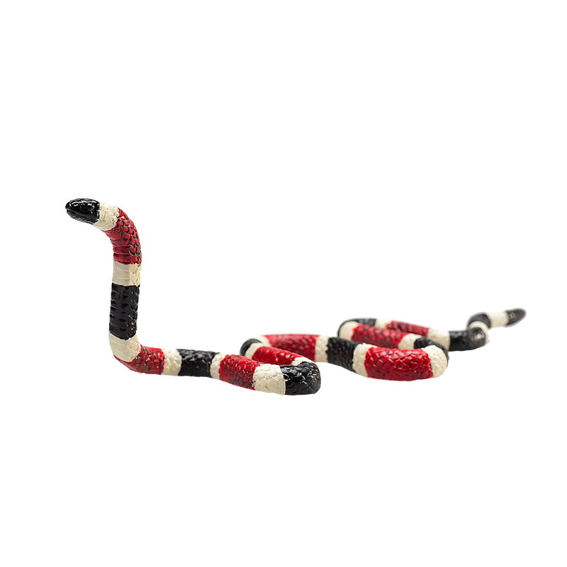 Coral Snake Toy Realistic Reptile Figurine