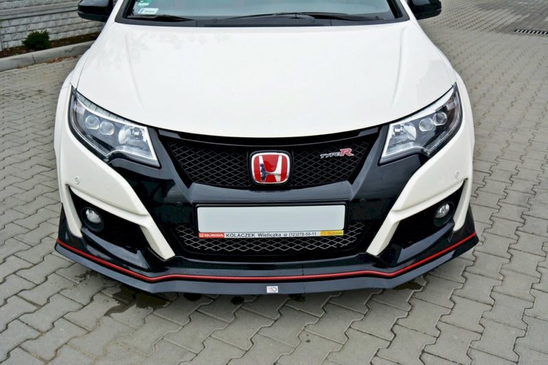 Maxton Design - FRONT SPLITTER V.2 HONDA CIVIC IX TYPE R (2015-2017)