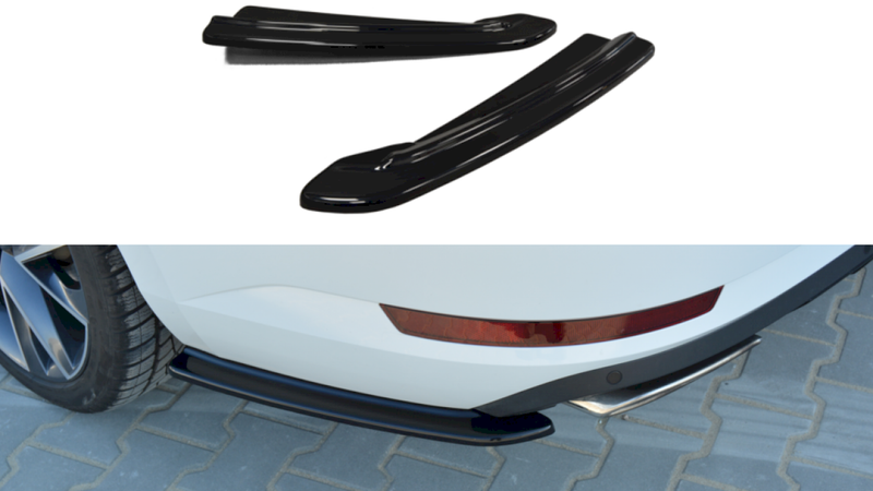 Maxton Design - REAR SIDE SPLITTERS SKODA SUPERB III