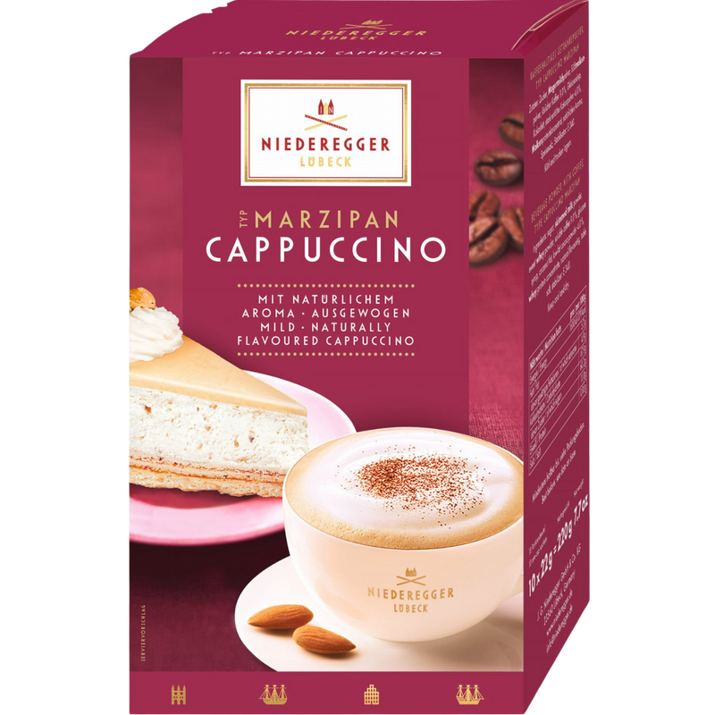 Niederegger | Marzipan Cappuccino Coffee | 10 Sachets