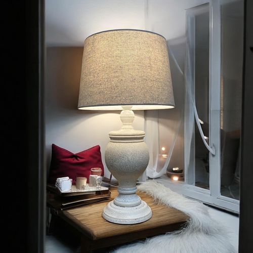 38CM TRADITIONAL LAMP AND SHADE - InStock
