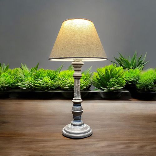 38CM TRADITIONAL STYLE LAMP AND SHADE - InStock