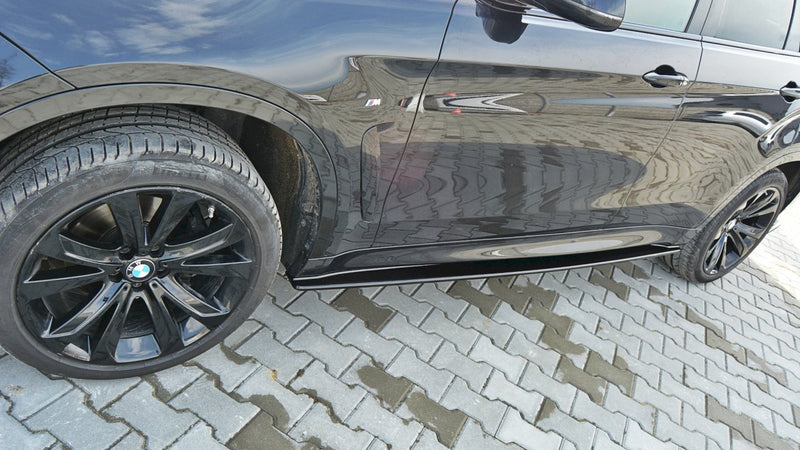 Maxton Design - SIDE SKIRTS DIFFUSERS BMW X6 F16 M SPORT(2014-19)