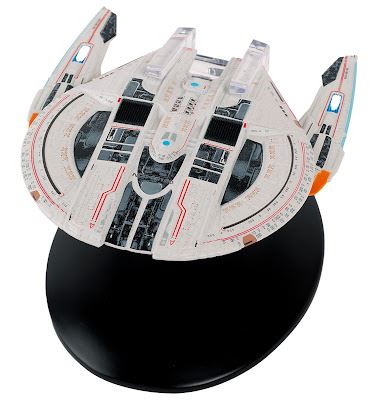 #17 U.S.S. Edison NCC-95160 Federation Temporal Warship Model Diecast Ship STO (Eaglemoss / Star Trek)