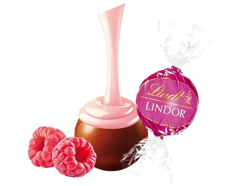 Raspberry & Cream Milk Chocolate Lindt Lindor